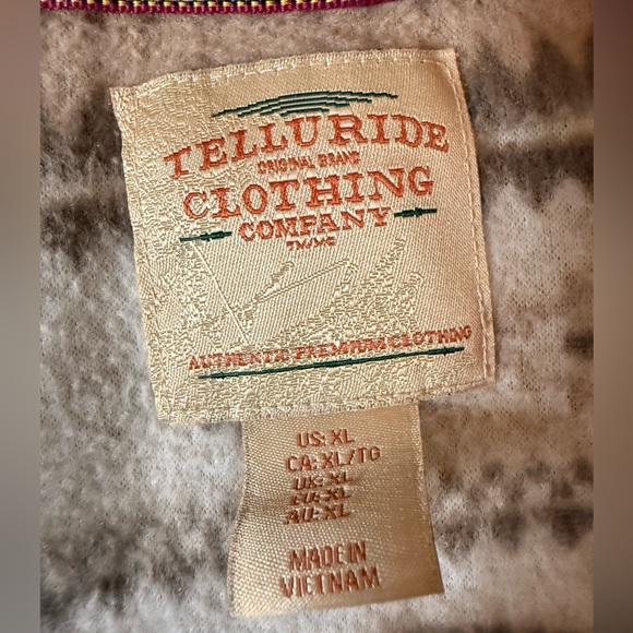 Aztec Pattern Women's Jacket - Cream and Brown - Picture 2 of 5